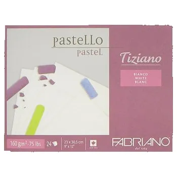 Blok Blok pro pastel Tiziano bílý 30,5x41cm 160g (Blok pro pastel Tiziano bílý 30,5x41cm 160g)