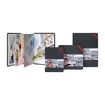 Akvarelový skicák HHM Zigzag leporello 14x14cm (Akvarelový skicák HHM Zigzag leporello 14x14cm)