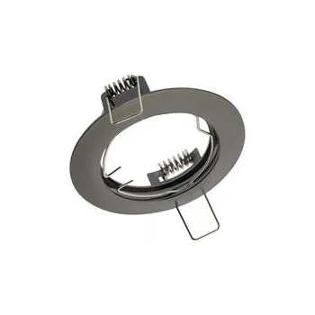 Svítidlo GTV Stropní bodové svítidlo PORTO, IP20, kulaté, černý chrom, TYP 5514