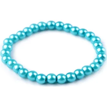 Náramek biju Náramek z umělých perel - modré barvy 2002311