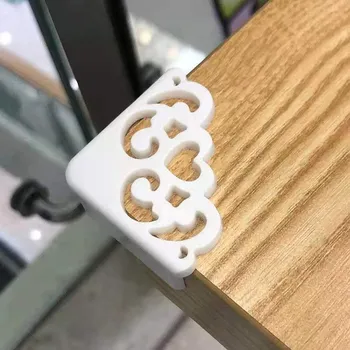 Dětská zábrana Chránič rohů TopQ Ornament bílý 4 ks