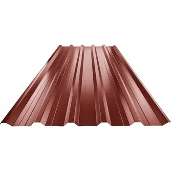 Střešní krytina Plech trapézový ocelově červený RAL 3009, TR35A plus - střešní 0,50mm lesklý