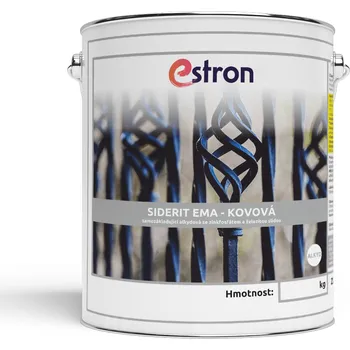 barva na kov Industry coat Kovářská barva eStron SIDERIT EMA, samozákladující antikorozní, kovová Hmotnost: 3 kg SIDERIT-EMA-KOVOVA-3