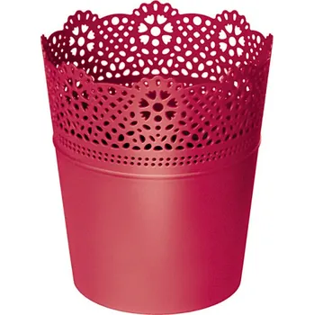 Květináč Květináč s krajkou - TULIP malina 14 cm