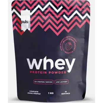 Protein Puls Nutrition Whey Protein (1000 g) Jahoda - Wild Strawberry