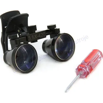 Lupa SLEVA Binokulární brýlová lupa 3.5x 420mm, pro detailní práci - nastavitelná