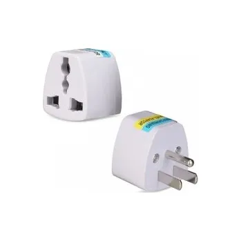 Měnič napětí Cestovní adaptér EU / UK / AU do US s uzemněním