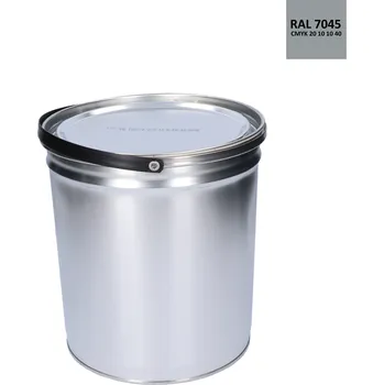 barva a nátěr na dřevo Barva antikorozní polomatná na zinek 5 kg šedá 1