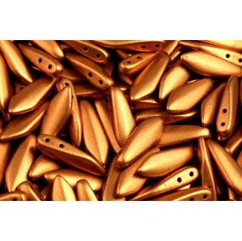 Dětské navlékací korálky Dvoudírkové jazýčky 5x16mm - č.34