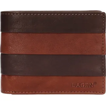 Peněženka Lagen pánská peněženka kožená hnědá BLC/5269/122 BROWN/TAN