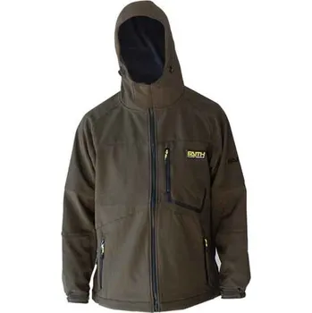 Pánská softshellová bunda Softshell bunda s kapucí FAITH - olivová barva Velikost: L