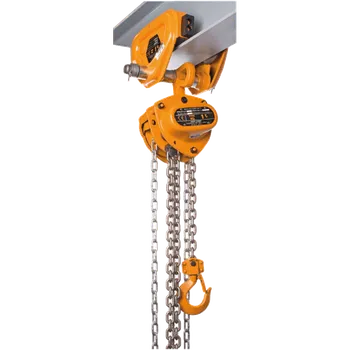 Ruční kladkostroj KITO typ CB010 s pojezdem TSP nosnost 1000 kg zdvih 3,0 m W30