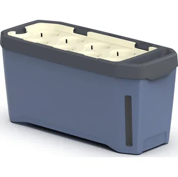 Truhlík Gusta Garden Samozavlažovací truhlík Harry Herbs 4v1 Barva: Modrá, Víko: Bez víka