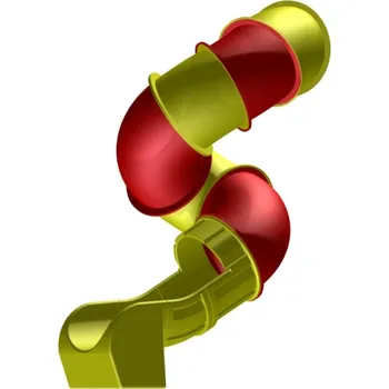 Doplněk pro dětské hřiště Playground System Tobogán plastový spirála - výška podesty 250 cm