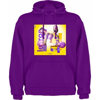 Pánská mikina Mikina LeBron James Lakers Barva: Fialová, Velikost: 3/4roky - 104