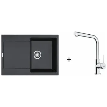 Granitový dřez Franke SET G259 - MRG 611 onyx + FS 3230.031 + ZÁRUKA 5 LET ZDARMA