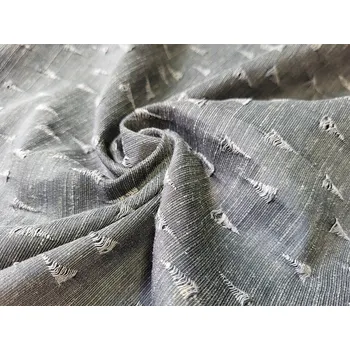 BYTEMA Dekorační látka CEMBALO tm. šedá šíře 145 cm