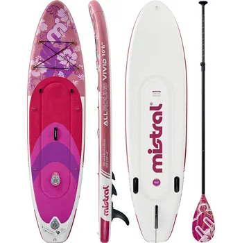 Paddleboard Mistral Allround Vivid 2022 růžový/bílý/fialový