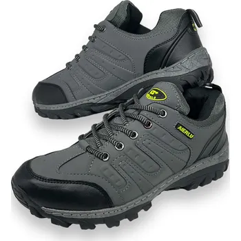 Aierlu Pánské šedé šněrovací tenisky 02 Barva: Šedá, Velikost: 44