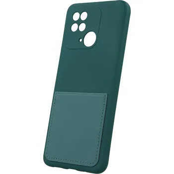 Pouzdro na mobilní telefon Beweare Matný Card Cover kryt na Xiaomi Redmi 10C – tmavě zelený