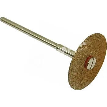 Příslušenství k brusce Diamantový sintrovaný řezný kotouč 0,6 x 22mm, stopka 2,35mm DIMAPA