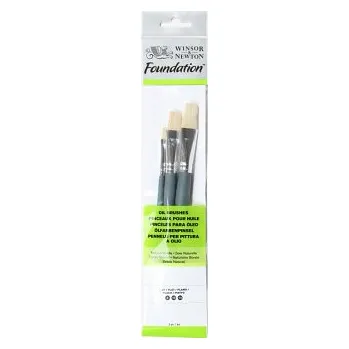 Umělecký štětec Sada štětců pro olej 3 ks (Sada štětců pro olej 3 ks)