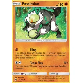 Volný čas Pokémon SUM 073/149 Passimian - Sun & Moon Stav: Near Mint, Verze: NORMAL