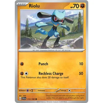 Karetní hra Pokémon TCG Riolu 113/198