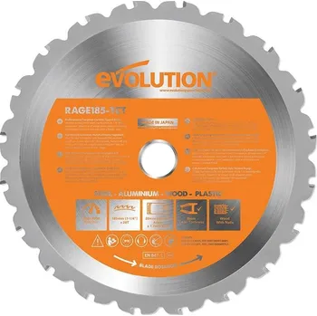 Pilový kotouč Multifunkční pilový kotouč EVOLUTION RAGE - 185