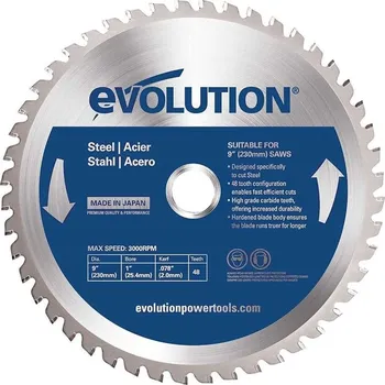 Řezný kotouč Pilový kotouč na ocel Evolution - 230x25,4x2 mm (48z)