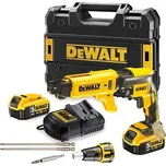 DeWalt DCF620P2K sádrokartonářský šroubovák s podavačem vrutů 18V/2*5Ah, TSTAK