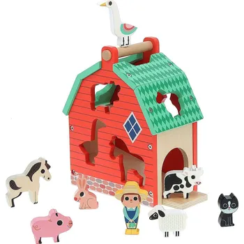 Dřevěná hračka Vilac Vkládačka Farma