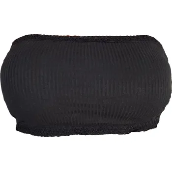 GreeNice Dámské bavlněné Bandeau podprsenka - Jada Barva: Černá, Velikost: One size