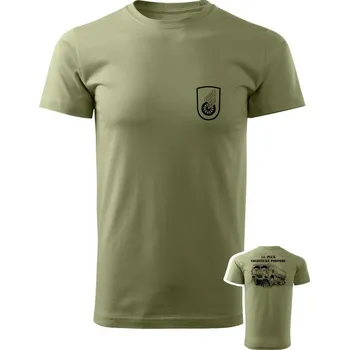 Tričko 14. pluk logistické podpory - T815 8x8 - olivová