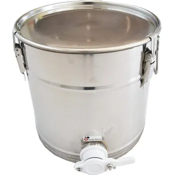 Stáčecí nád. 25 kg nerez (c) plast výpust, těsnící víko