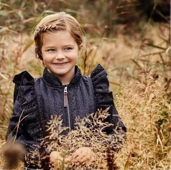 dívčí zimní kombinéza EN-FANT Thermal set Gold Glitter Blue Night 80 (doporučená výška 78-85cm)