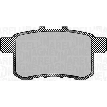 Brzdová destička Sada brzdových destiček, kotoučová brzda MAGNETI MARELLI 363916060703