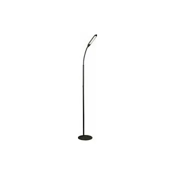 Stojací lampa GTV Stojací lampa YORK, 10W, 900lm, AC220–240V, 3 stmívatelná, 3-CCT, dálkové ovládání, PF>0,5, Ra>80, černá