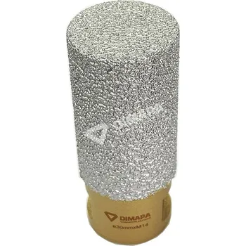 Příslušenství k frézce Diamantová fréza kulatá 30mm M14 / rotační pilník DIMAPA