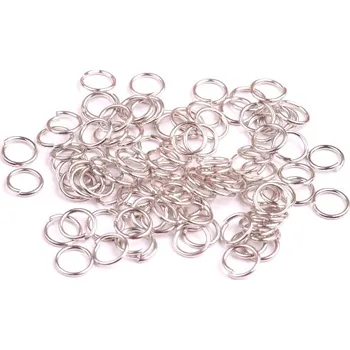 Korálek Spojovací kroužky platina 10 mm