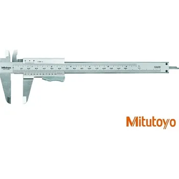 Posuvné měřítko Posuvné měřítko Mitutoyo 0-200 mm, 0,05 mm, stupnice v mm a inch, s aretací tlačítkem