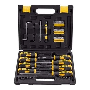 Šroubovák SADA ŠROUBOVÁKŮ A BITŮ 60-DÍLNÁ V KUFRU