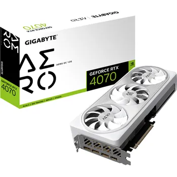 Gigabyte GeForce RTX 4070 Aero OC 12 GB (GV-N4070AERO OC-12GD) Grafická karta Gigabyte GeForce RTX 4070 Aero OC 12 GB (GV-N4070AERO OC-12GD)