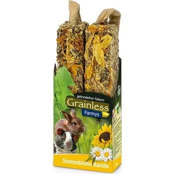 Krmivo pro hlodavce JR Farm Grainless Farmys slunečnice-heřmánek 140 g 140g