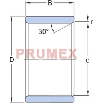 SKF LR 20X25X12.5 ložiskový kroužek
