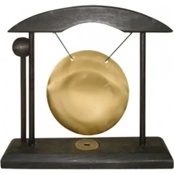 Stolní gong, černý