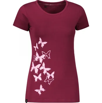 Dámské tričko Dámské triko ALTISPORT CARRYOVER ALW134/PUSTA VÍNOVÁ S