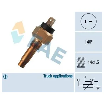 Čidlo automobilu Snímač, teplota chladiva FAE FAE34340
