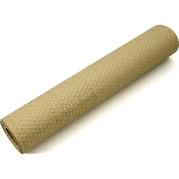 Příslušenství pro plot Béžová plastová ratanová stínící rohož \"umělý ratan\" (role) - délka 500 cm a výška 90 cm