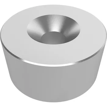 Dekorativní magnet Neodymový magnet s 10mm otvorem, ⌀40x20mm, N35